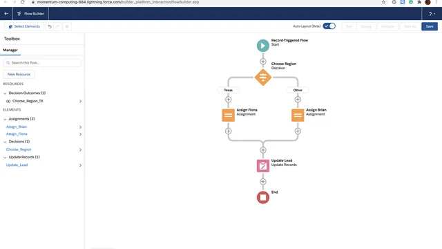 How to update records in Salesforce Flow