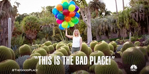 staying out of the bad place